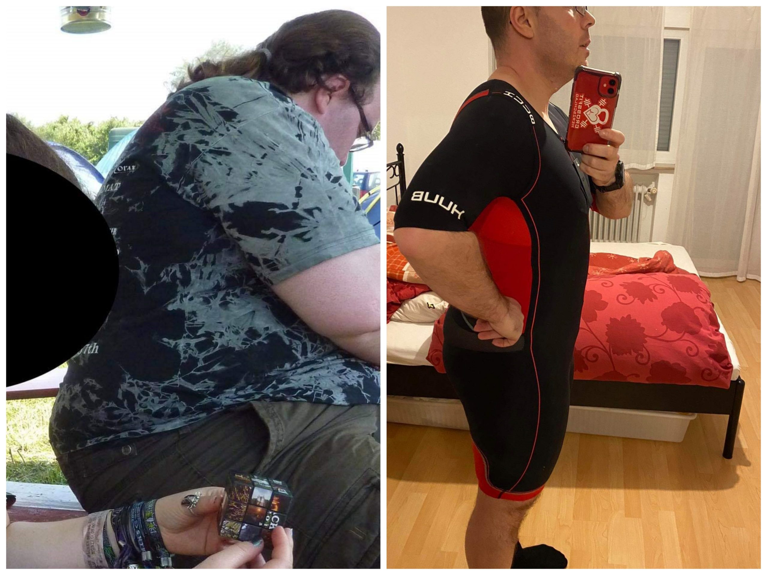 René Vorher-Nachher